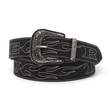Butter Goods Flame Stitch Belt Black